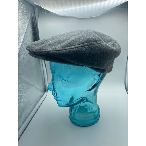 Vintage STETSON newsboy cap, gray wool flat cap gray wool newsboy cap hat Med - Picture 5 of 5